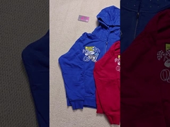 ملابس الشارع الرجالية المخصصة وزن ثقيل 420 جم تطريز متضرر من القطن الفرنسي تيري حجر الراين هود