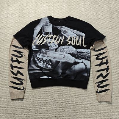 شراء قميص ذو أكمام طويلة مزدوج الطبقة للرجال قميصات التصميم المطبوعة بالشاشة online manufacture